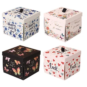 Exploding Present Box Exploding Butterfly Birthday Box Funny Butterfly fine - Picture 1 of 9