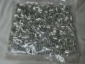 TE Connectivity / AMP 225088-1 (1000 ct) Barrier Terminal Blocks FERRULE Silver - Picture 1 of 4