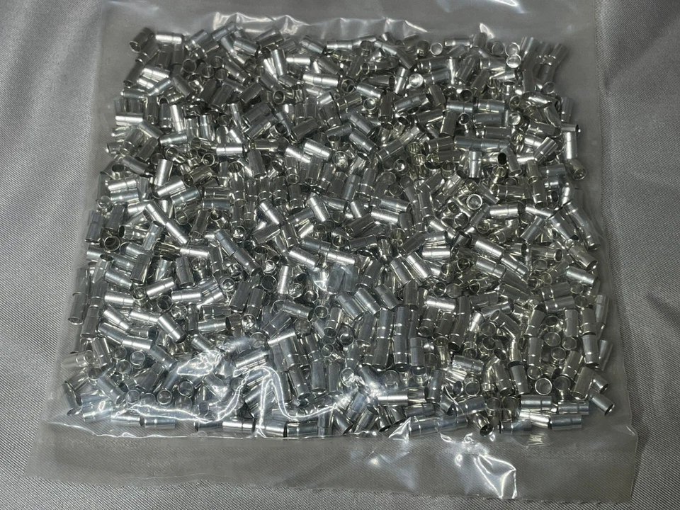 TE Connectivity / AMP 225088-1 (1000 ct) Barrier Terminal Blocks FERRULE Silver - Image 1 of 4