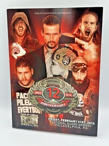 ROH 12th Anniversary 2014 With Bonus Disc DVD Ring Of Honor WWE AEW TNA PWG - Foto 1 di 3