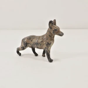 Estatuilla de perro pastor alemán de colección de hierro fundido de 1 1/2" de alto - Imagen 1 de 5
