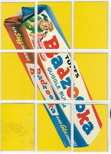 1975 WACKY PACKAGES SERIES TEN COMPLETE 9 PIECE PUZZLE BADZOOKA (no pupsi) - Picture 1 of 2