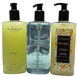 3- LOT Pecksniff's GRAPEFRUIT CITRON, BLUEBERRY PLUM, CHAMOMILE HONEY Hand Wash - Picture 1 of 3