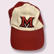 Miami University (OH) Ohio '47 Brand Franchise Flex Fit Cap Hat-Medium Red White