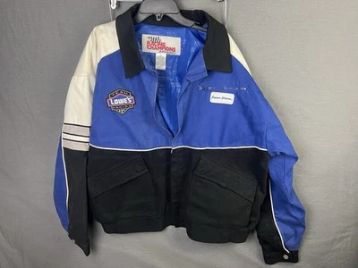 Chaqueta Nascar Vintage Jimmie Johnson 48 Negro Azul Lowes Racing Talla XL Foto 1 de 4