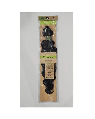 Sensacional Peruano 100% Virgen Peruana Remi Suelto Profundo 18" Negro Natural Foto 1 de 3