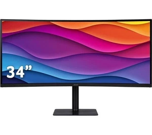 Acer CZ342CUR Wide Quad 34'' Curved 180Hz HDMI VGA VA QHD FHD PC Monitor - Picture 1 of 3
