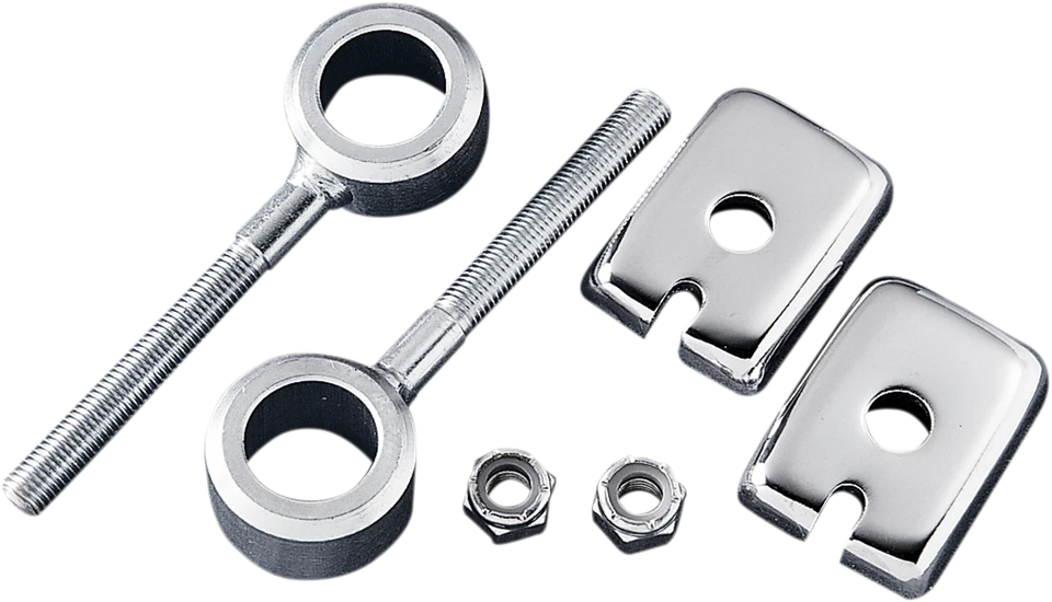 DRAG SPECIALTIES Axle Adjuster Assembly - Rear - Fits '73-'96 Harley-Davidson - Image 1 of 1