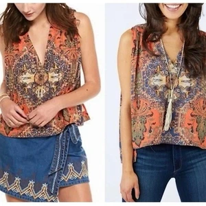 Blusa bohemia multicolor Free People - Imagen 1 de 16