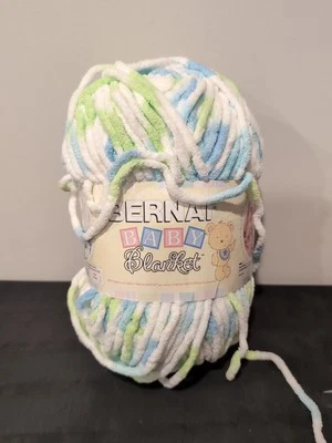 Bernat Baby Blanket Big Ball Yarn, 100% Polyester, 1 Skein Funny Prints - Image 1 of 2