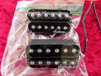 Pastillas Jackson Humbucker, puente 16,2 k, cuello 8,3 k, tornillos y resortes, excelente estado, X1 Foto 1 de 4