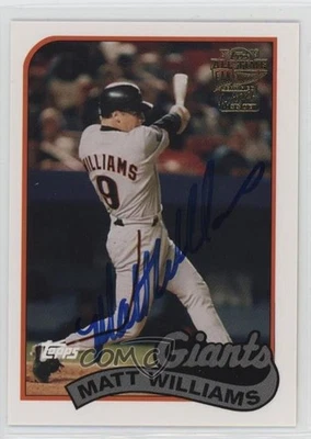 2005 Topps All-Time Fan Favorites Auto Matt Williams #FFA-MW Auto - Image 1 of 2