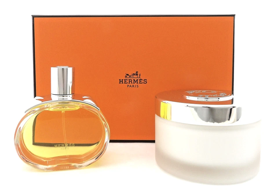 Hermes Barenia 3,3 oz. Eau de Parfum Spray + 6,5 oz. Crema corporal. Conjunto Mujer Nuevo Foto 1 de 4