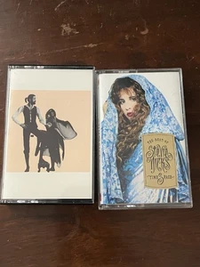 VTG Fleetwood Mac Rumours/Stevie Nicks Best Of Time Space Cassette Tapes - Picture 1 of 9