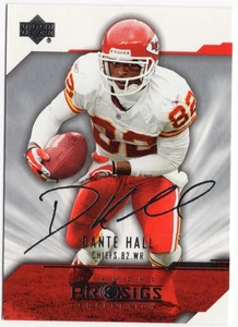 2004 Upper Deck Pro Sigs -DIAMOND DANTE HALL #43 KANSAS CITY CHIEFS - Picture 1 of 2