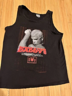 1998 WCW NWO Scott Steiner Who’s Your Daddy? Tank Top Muscle Shirt Large - Image 1 of 3