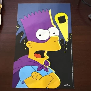 BARTMAN 1993 CARD TRADING PROMO FUMETTO #1 BART THE SIMPSONS BONGO - Foto 1 di 3