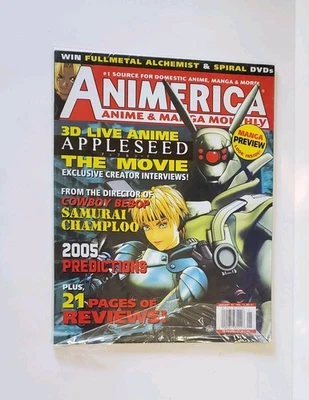 ANIMERICA Anime & Manga Magazine Jan 2005 Vol 13 #1 Full Metal Alchemist. New - Image 1 of 2
