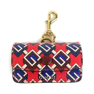 Gucci Etiquette Bag Holder Leather Red Multi-Color - Picture 1 of 5