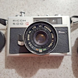 Cámara fotográfica compacta Ricoh 500G 35 mm - sin probar. con estuche - Imagen 1 de 9