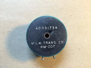 Vintage Milw Trans Co RM-207 Trasformatore/Soffocamento/Induttore AD931734 - Foto 1 di 6