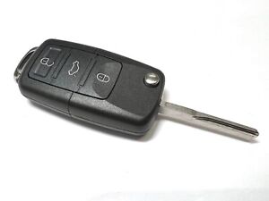 RFC 3 button flip key case for VW Volkswagen Crafter 2006 - 2017 HU64 key blade