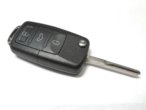 RFC 3 button flip key case for VW Volkswagen Crafter 2006 - 2017 HU64 key blade - Picture 1 of 5