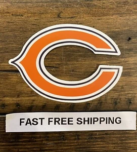 (2) Chicago Bears Vinyl Sticker - Fast Free Shipping - Picture 1 of 2