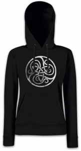 CELTIC CIRCLE Damen Hoodie Kapuzenpullover Religion Sign Symbol Kelten keltisch - Picture 1 of 1