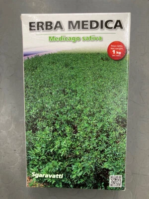 ERBA MEDICA 1 KG seme certificato Sgaravatti var. Maraviglia foraggio fieno