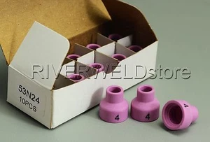WP-24 10 4# 53N24 TIG Welding Torch Alumina Ceramic Cup 10pk - Picture 1 of 1