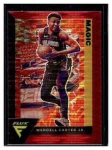 2020-21 Panini Flux Red Pulsar Prizm #127 Wendell Carter Jr. Target