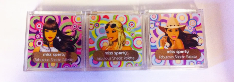 Paleta de sombras Miss Sporty Fabulous ~ Las Vegas, Ibiza Beach Party, Sydney Flirt Foto 1 de 1