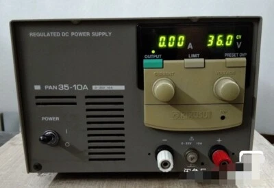 Kikusui PAN35-10A Regulated DC Power Supply 0-35V/0-10A// - Image 1 of 4