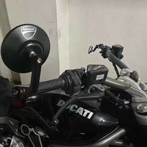 Motorcycle Handle Bar End Rearview Mirrors For Ducati Hypermotard 1100 796 939 - Picture 1 of 4