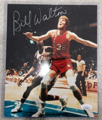 Blazers firmados por Bill Walton autografiados 8x10 NBA HOF UCLA CERTIFICADO DE AUTENTICIDAD JOA Foto 1 de 4