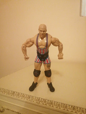 Kurt Angle Jakks action figure Cover