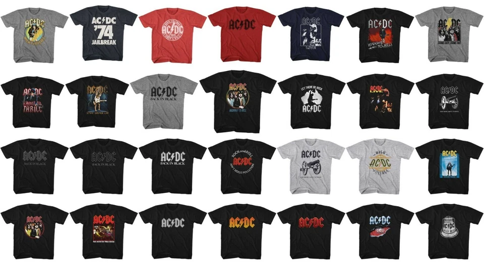 Camiseta juvenil con licencia de música AC/DC preventa  Foto 1 de 1