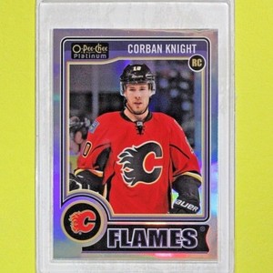 CORBAN KNIGHT  2014-15  ROOKIE  "OPC PLATINUM RAINBOW"   #175   Calgary Flames