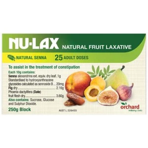 Nu-Lax Nulax Blocco Lassativo Frutta Naturale 250g - Foto 1 di 1