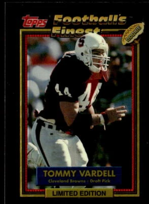 1992 Finest #43 Tommy Vardell   Football Cleveland Browns - Image 1 of 2
