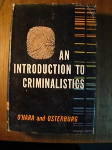 AN INTRODUCTION TO CRIMINALISTICS APPLICATION OF SCIENCES TO DETECTION OF CRIME - Picture 1 of 2