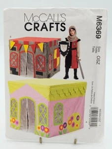 Pattern Play Tent Castle or Cottage to Cover a Card Table 33 x 33 x 29 inches - Picture 1 of 2