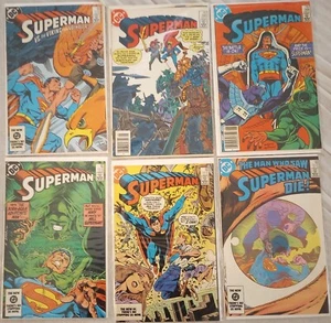 DC Comics Superman #394 395 396 397 398 399 Lot Viking Valhalla Kryptonite 1984 - Bild 1 von 7