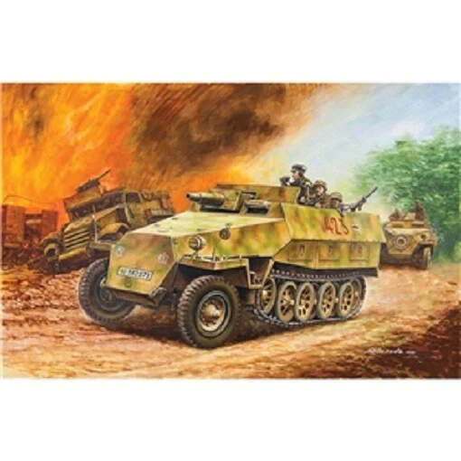 AFV Club AF35278 Stummel Sdkfz 251/9 Ausf. D 1/35 Scala Plastica Kit - T48 Post - Immagine 1 di 4
