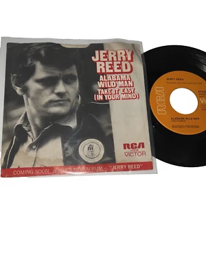JERRY REED-ALABAMA WILD MAN/TAKE IT EASY IN YOUR MIND-RCA VG+ - Image 1 of 2