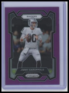 2023 Panini Prizm #176 Jimmy Garoppolo Purple #/125 - Picture 1 of 2