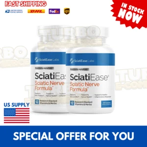 2 SciatiEase Labs Sciati Ease Sciatic Nerve Formula 120 Capsules | FREE SHIPPING - Picture 1 of 4