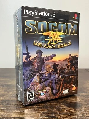 SOCOM: U.S. Navy Seals Big Box With Headset PLAYSTATION 2 PS2 - FACTORY SEALED - Image 1 of 4