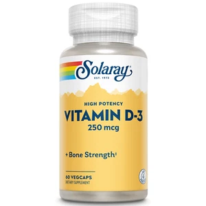 Solaray D3 10,000 LU VCapsules | 60 Count - Picture 1 of 1